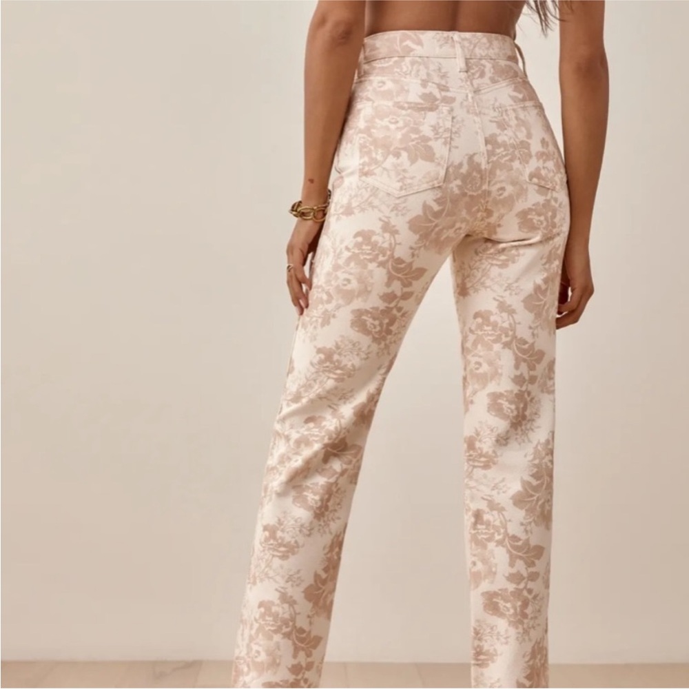 Abalone High Rise Straight Jean - Reformation size 27